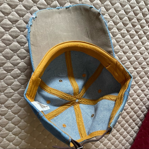 ***NEW** Denim rhynestone studded BOSS cap. Unisex. Adjustable. - Picture 4 of 5